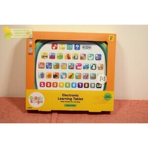 Gigglescape Electronic Learning Tablet with Light Soft Handle Bilingual